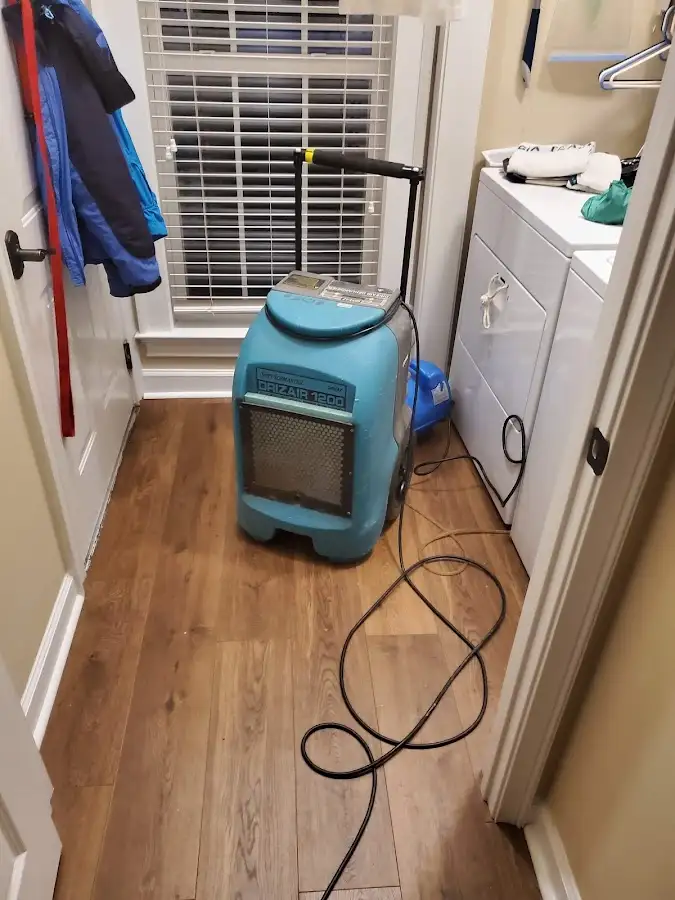Commercial dehumidifier deployed for Flood Damage Cleanup in Texarkana
