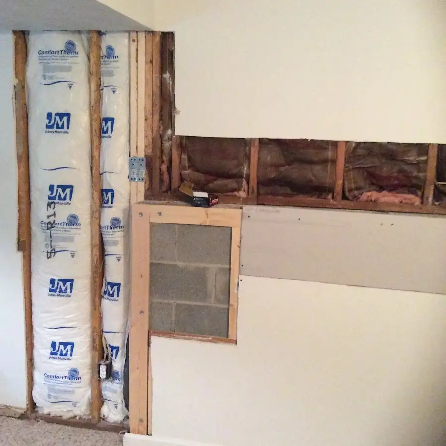 Wall insulation replacement during Odor Removal & Deodorization in Texarkana